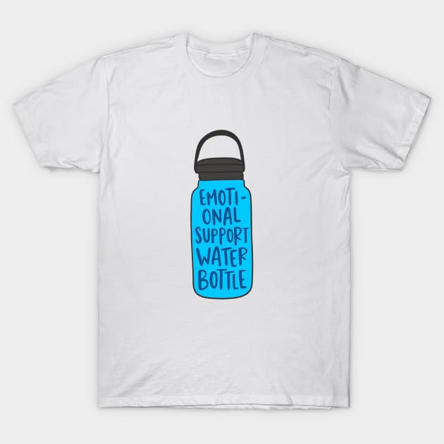 Emotional Support Water Bottle Please Do Not Pet T-Shirt by QuortaDira